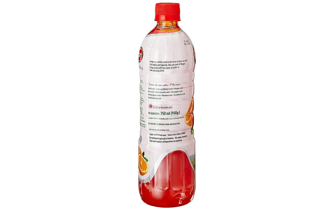 Mapro Orange Crush    Plastic Bottle  750 millilitre